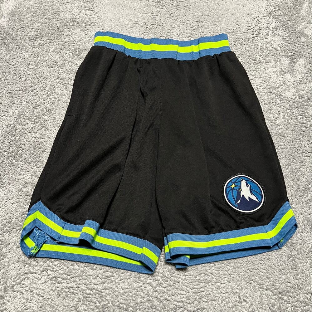 Minnesota Timberwolves UNK Shorts Mens Medium Black Basketball